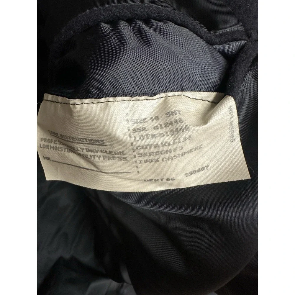 Vintage Polo Ralph Lauren 100% Cashmere Navy Gold Button Blazer 40